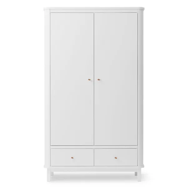 Oliver Furniture Wood Garderob 2 Dörrar Vit