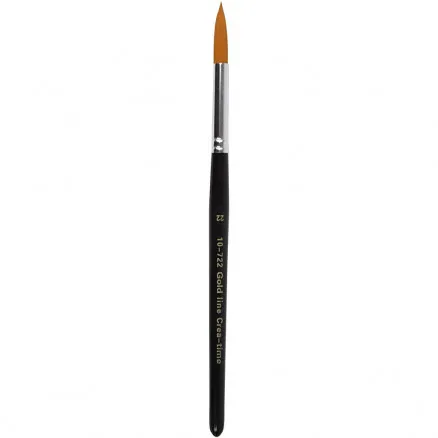 Gold Line Penslar, L: 21 cm, B: 8 mm, rund, 6 st/6 pk.