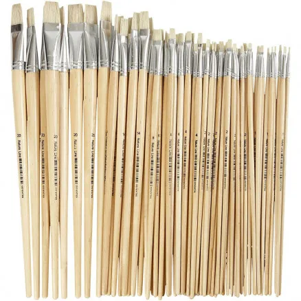 Nature Line Penslar, L: 27,5-33 cm, B: 5-19 mm, platt, 64 st/ 1 förp.